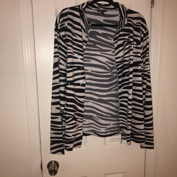 *Lisa International Zebra print jacket - Picture 7 of 10